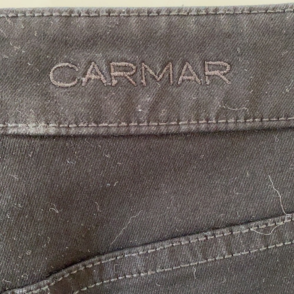 NWOT CARMAR Black Stretch Denim High Waist Shorts - Picture 4 of 9